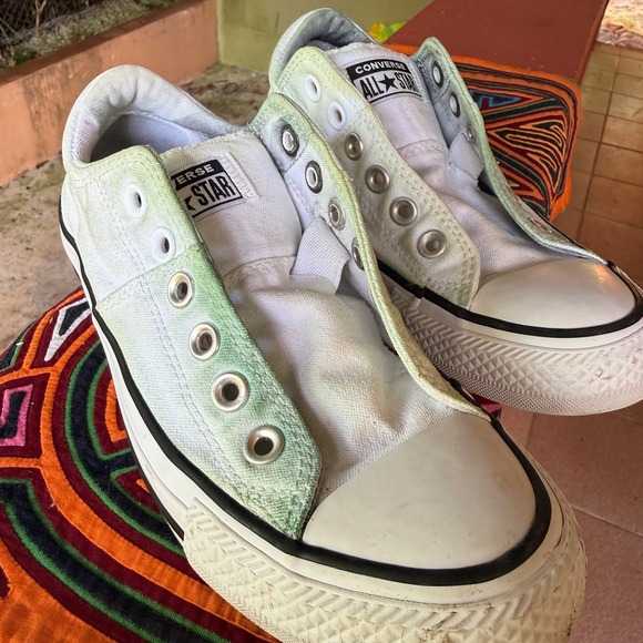 Converse Chuck Taylor All Star Madison Low White Sneakers Size Womens 7 557971F - Picture 7 of 7